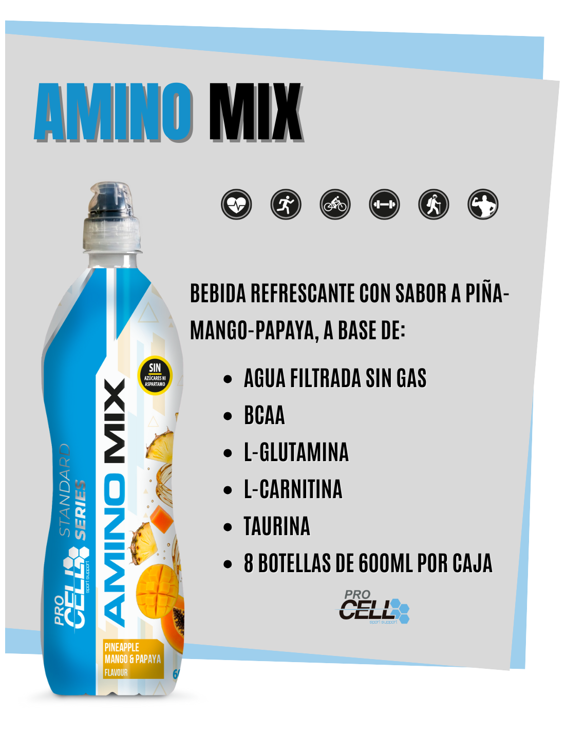 Amino Mix - Drink 8 x 600ml