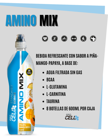 Bebida deportiva con BCAA │Amino Mix Procell Sport