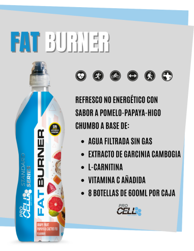Bebida Fat Burner Procell Sport : Carnitina, Garcinia y Sin Cafeína