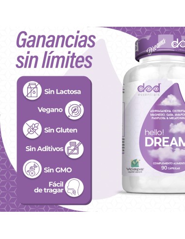 Hello Dreams – Complemento natural para el descanso y el sueño profundo
