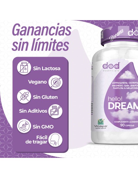 Hello Dreams – Complemento natural para el descanso y el sueño profundo