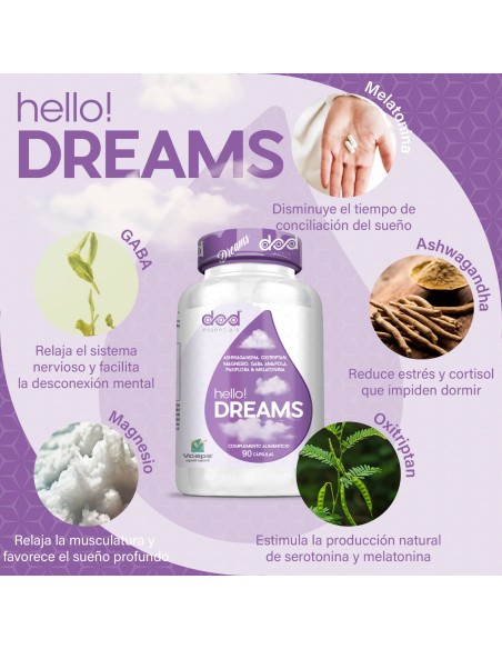 Hello Dreams – Complemento natural para el descanso y el sueño profundo