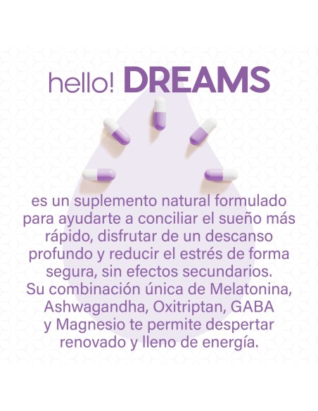 Hello Dreams – Complemento natural para el descanso y el sueño profundo