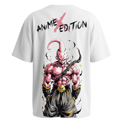 Camiseta Oversize Anime Rosa