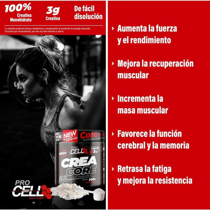 PACK Whey Core + Crea Core 200g + Shaker