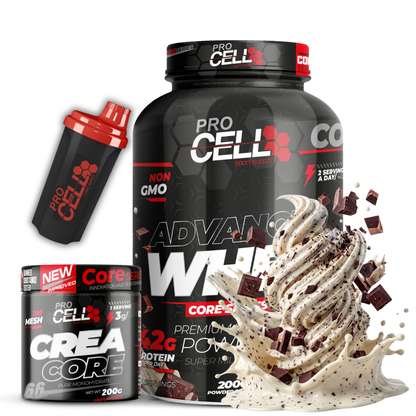 PACK Whey Core + Crea Core 200g + Shaker
