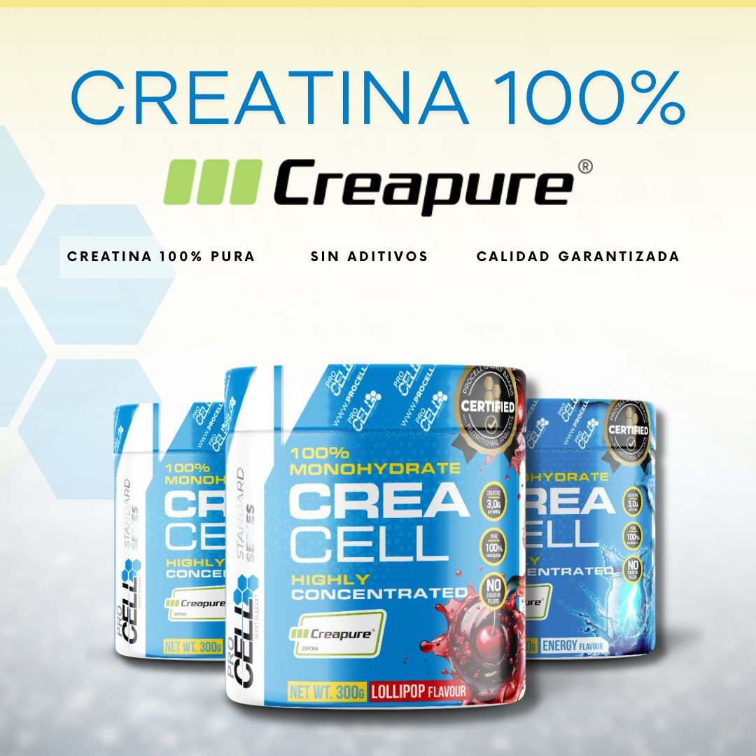 Crea Cell Creapure - 300gr- Monohidrato de creatina 100% certificada