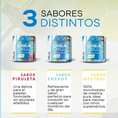 Crea Cell Creapure - 300gr- Monohidrato de creatina 100% certificada