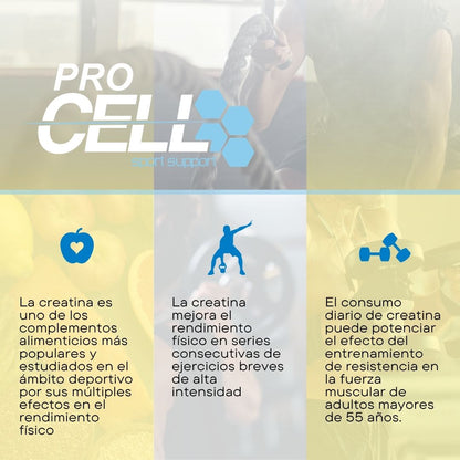 Crea Cell Creapure - 300gr- Monohidrato de creatina 100% certificada