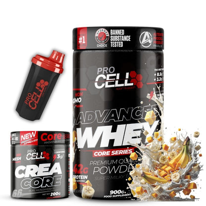 PACK Whey Core + Crea Core 200g + Shaker