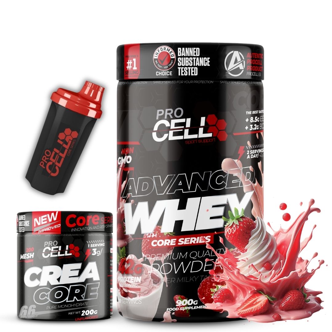 PACK Whey Core + Crea Core 200g + Shaker