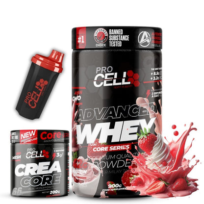 PACK Whey Core + Crea Core 200g + Shaker
