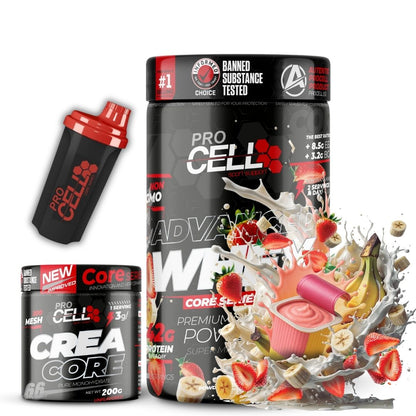 PACK Whey Core + Crea Core 200g + Shaker