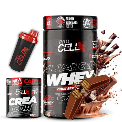 PACK Whey Core + Crea Core 200g + Shaker