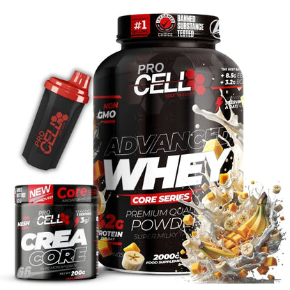 PACK Whey Core + Crea Core 200g + Shaker