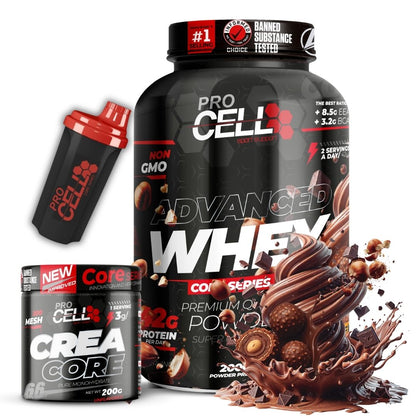 PACK Whey Core + Crea Core 200g + Shaker