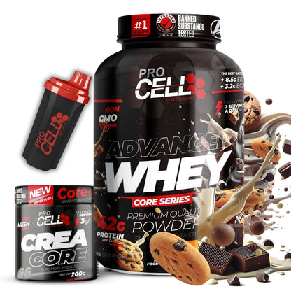 PACK Whey Core + Crea Core 200g + Shaker