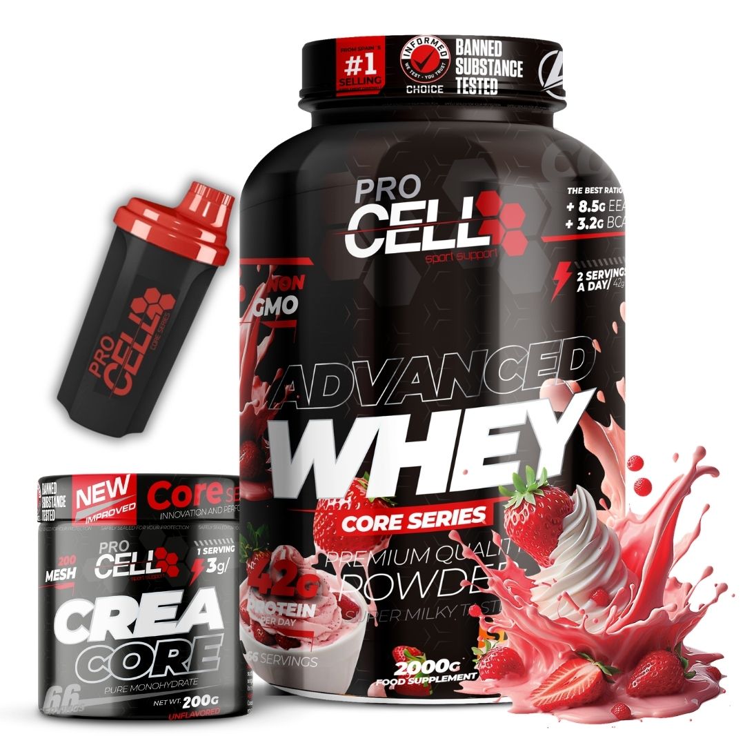 PACK Whey Core + Crea Core 200g + Shaker