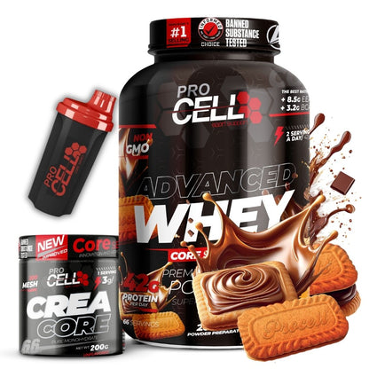 PACK Whey Core + Crea Core 200g + Shaker