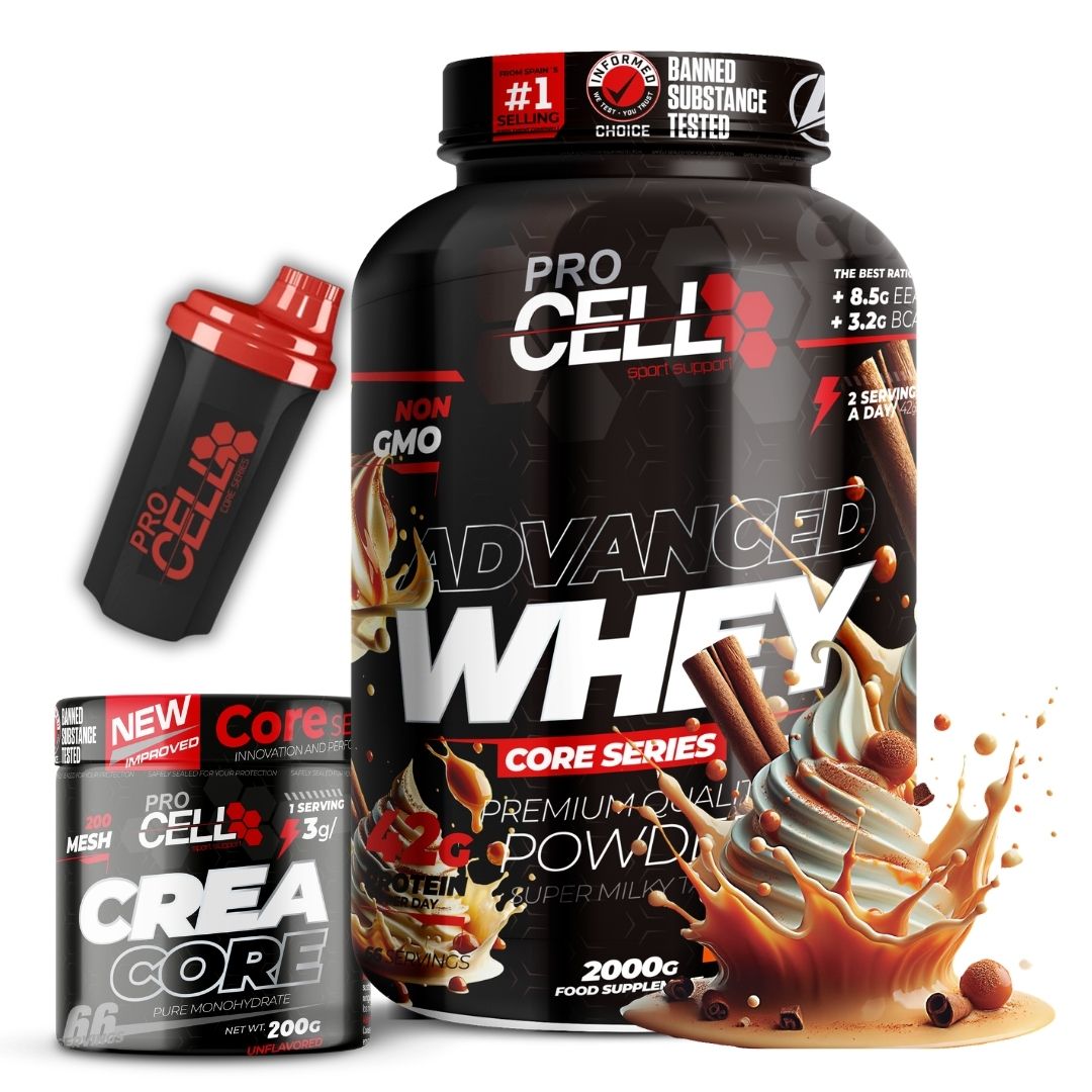 PACK Whey Core + Crea Core 200g + Shaker
