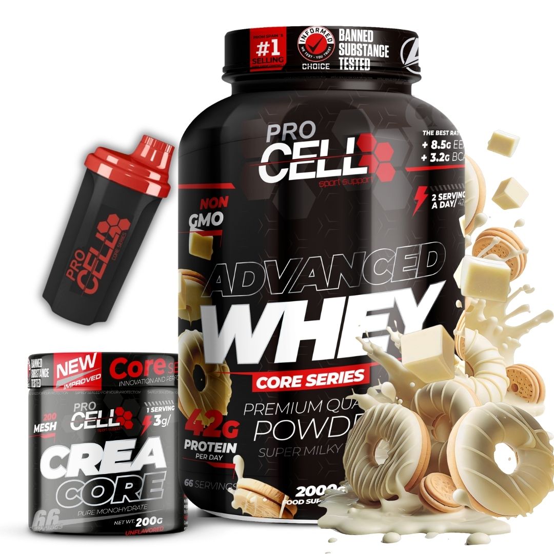 PACK Whey Core + Crea Core 200g + Shaker