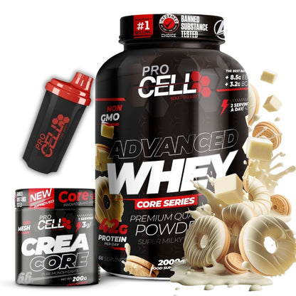 PACK Whey Core + Crea Core 200g + Shaker
