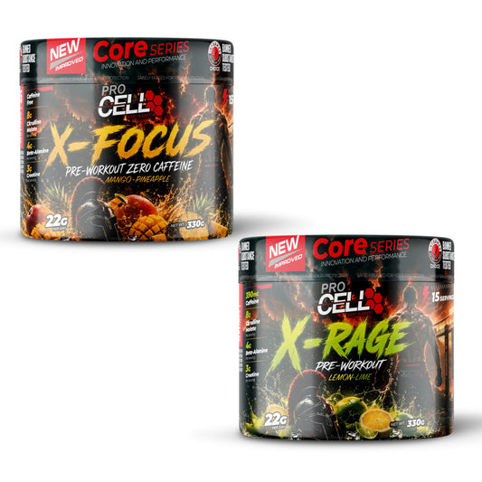 X-Rage y X-Focus 330gr - Warriors Prework